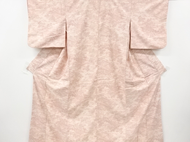 JAPANESE KIMONO / TSUMUGI / FLORAL PLANTS